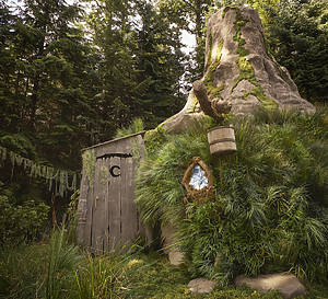 Shrek's outhouse
