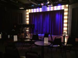 Stage of 53 Above in NYC, one of the best comedy clubs nyc