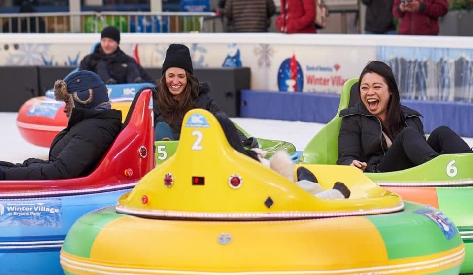 Bryant Park’s Wildly Popular Bumper Cars Will Hit The Ice This Winter