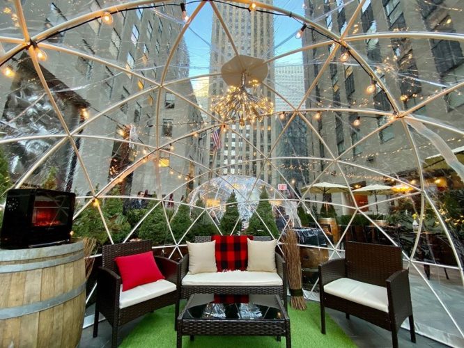City Winery dome at Rockefeller Center