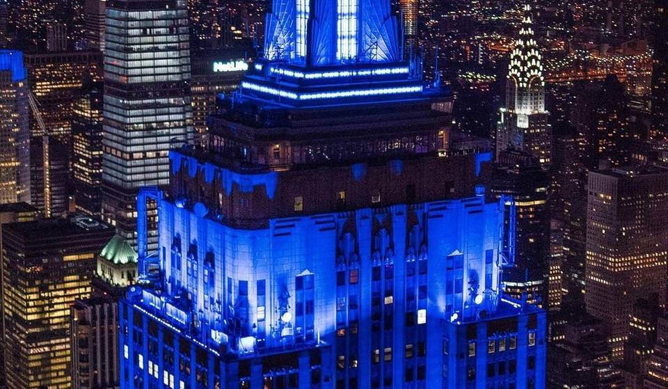 The Empire State Building Will Light Up Blue Next Monday Night In Memory Of 9/11