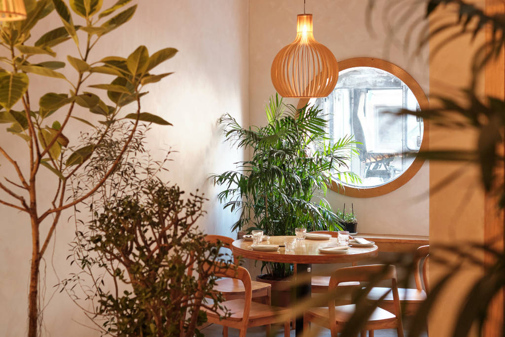 Interior of Breeze - a new Sichuan restaurant in Greenpoint