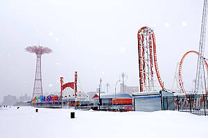 Luna Park in the winter
