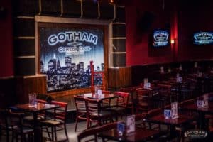 Interior of Gotham Comedy Club NYC, one of the best comedy clubs nyc