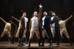 Cast of Hamilton on Broadway