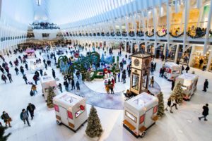 Holiday market at Oculus World Trade Center