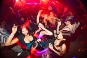 People dancing at Virgo nightclub in NYC